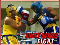 Angry Boxers Fight image